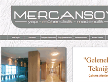 Tablet Screenshot of mercansoyyapi.com